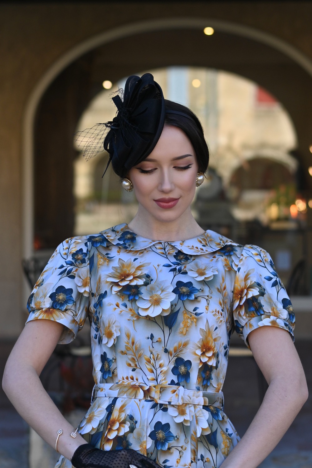 Marigold Meadow Swing Dress in Extended Sizing